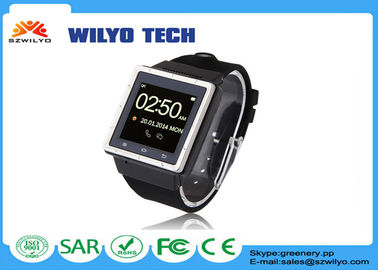 1,54 Inch Cerdas Watches Android Lajang Sim Card Gps 2MP Hitam Android 4.4 WS06